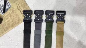 Durable Nylon Belt with Tactical Buckle for Men and Women