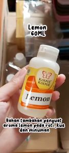 Koepoe Koepoe Perisa Pasta Lemon perkuat aroma buah Jeruk Lemon Halal 60ml