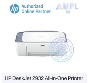 HP DeskJet 2932 All-in-One Printer | Print copy scan | Print speed black (ISO) Up to 7.5 ppm Print Speed Color (ISO) Up to 5.5 ppm | A24JJC | HP 68 Black 7FP21TA HP 68 Tri-Color 7FP20TA HP 68e EvoMore Black 7FP22TA Original Ink Cartridge