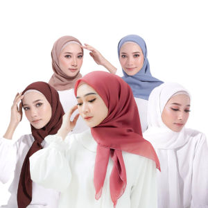BEE - Bella Square / Kerudung Segiempat Bela Square Hijab Jahit Tepi