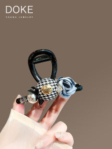 Elegant Medium Size Hair Claw Clip Womens New Style Half Updo Shark Clamp Headwear Floral Design Durable Hair Accessories