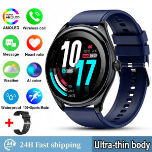 New Sports Smartwatch Men Women AMOLED Screen Always Show Time Heart Rate Fitness Tracker Waterproof Smart Watch For iOS Android