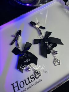 SP Atmosphere Butterfly Knot Palace Bell Milk Clip Womens Style K9 Yin Clip with Bell LAYEAEN Wagon Milk Nipple Clamp