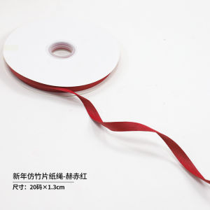 New Year Blessing Bucket Modeling Decoration Color Simulation Bamboo Rope Paper String Lunar New Year Flower Box Embellishment Ribbon Festive Home Ornaments