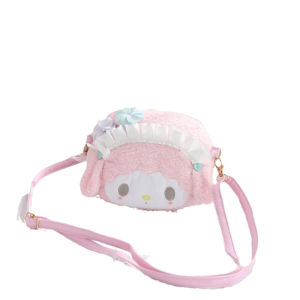 ULEEK  Sanrio Hello Kitty Backpack My Melody Schoolbag Cinnamoroll Handbag Kuromi Crossbody Bag Pochacco Pu Leather Wallet