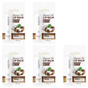 Coconut Lip Balm Refreshing Moisturizing Repair Lip Balm For Men And Women Long-Lasting Hydrating Lip Balm Beauty Skincare