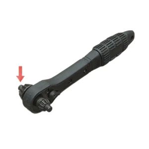 ♬2-In-1 Drill Chuck Ratchet Spanner Reusable Chuck Key Replacement Chuck Key Wrench for Electric Drills Power Tools