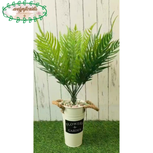 Pohon Hias Daun Pakis Raja X15 Pot Kaleng Flower Garden Small Hiasan Rumah Hiasan Meja Cafe Aesthetic