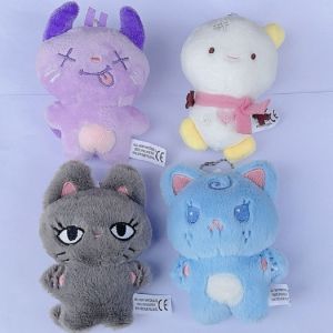 HOT 10CM Aespa Plush Keychain KARINA GISELLE WINTER NINGNING Animals Stuffed Toy Pendant Keyring Backpack Accessories