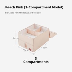 EACHY | Multifunctional Drawer Style Fabric Storage Box for Clothes and Underwear