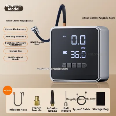 HELLOLEIBOO | Portable Tire Inflator Wireless Nitrogen Inflator
