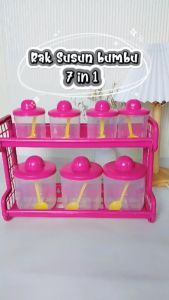 Kitchen set Tempat Bumbu 7 in 1 pastela - warna