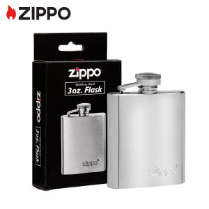 รับผลสำหรับ Zippo Flask 3OZ | Zippo 122228 ( Lighter Without Fuel Inside )