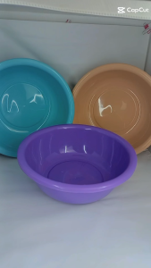 LJRS Baskom Jumbo Waskom Premium Quality Ukuran 35 Cm 1 Pcs + Gayung Mandi 1 Pcs