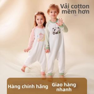 Quần Áo Ngủ Dày Cho Bé Một Mảnh Bằng Cotton