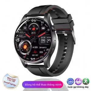 Đồng Hồ Thông Minh Nam 2026 Mới Màn Hình AMOLED HD GPS Theo Dõi Nhịp Tim Gọi Bluetooth Chống Nước IP68 Dành Cho Người Lớn (nam/nữ)