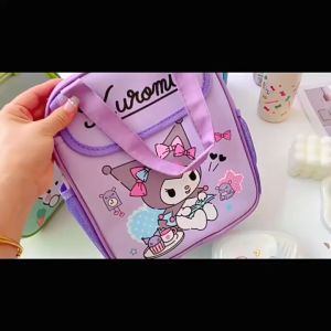 Socute Kuromi Kitty Melody Cinnamoroll Pochacco Pompompurin School Lunch Bag For Kid