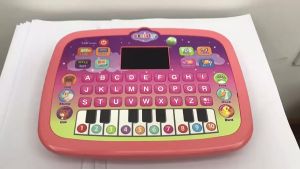 Kids Learning Tablet Educational Learning Letter Toy with Music Sound English Tab toys education Tablet Computer Toys Alphabet Keyboard Songs Piano Toy Tablet Mainan Bayi