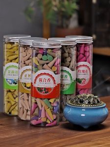 200Pcs 塔香粒 檀香粒 纯天然塔香 Incense Cones Holder Sandalwood Incense Burner Pagoda Incense Aroma Cones Pagoda Incense Aroma Cones