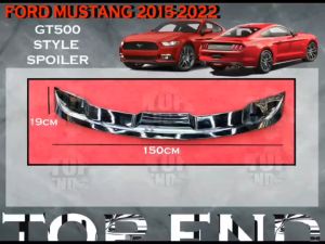 FORD MUSTANG 2015-2020 GT500 STYLE REAR TRUNK SPOILER DUCKTAIL (GT500) ABS SPOILER SKIRT LIP CAR BODYKIT