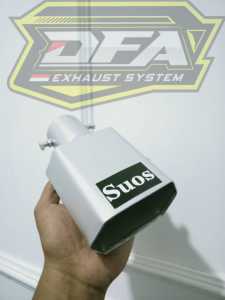 Knalpot Mobil Suos silver Segi 6 sistem baud