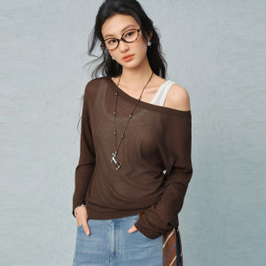 SEIFINI | Lazy Style Tank Top Set 2026 Spring and Summer New Loose Off-Shoulder Knitwear