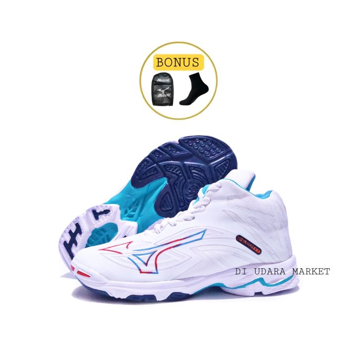 Sepatu Voli Mizuno Wave Lightning Z7 Mid Sepatu Volly Mizuno WLZ7 Sepatu Volley Mizuni Terbaru Wanita Dan Pria Lazada Indonesia