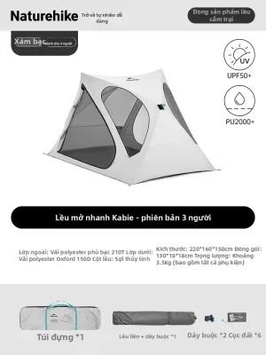 NatureHike | Lều Dã Ngoại Chống Nắng Chống Thấm Nước Lắp Ráp Nhanh