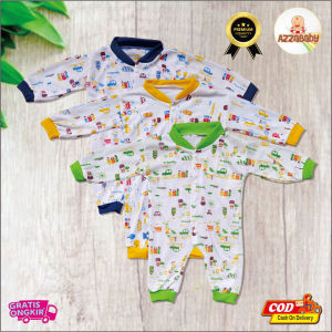 Jumpsuit Bayi Sleepsuit Bayi Baju Bayi Kodok Umur 0 - 6 Bulan