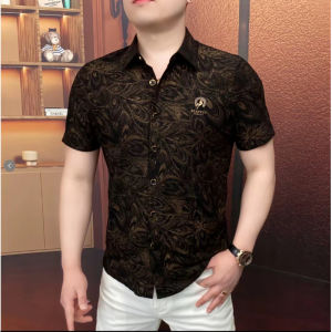 Summer Lightweight Elastic Mens Shirt