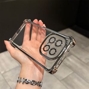 Transparent Silicone Phone Case for Vivo Iqoo13 Full Lens Cover Airbag Anti-fall Mens Model Protective Shell Soft Case