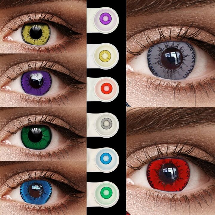 Magic Eye 1 PAIR / 2 PCS Devil Anime Soft Contact Lens Doll Eyes ...