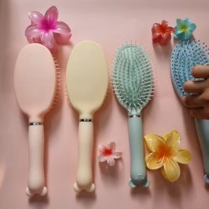 Lược Tạo Phồng Gỡ Tóc Rối Loại Mới Hình Bầu Dục - 4 màu.