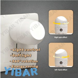 Automatic light sensor light on and off for bedroom 360 rotating staircase luxurious and convenient design