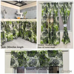 Printed NON Ring Curtain Suksukan Standard Sizes