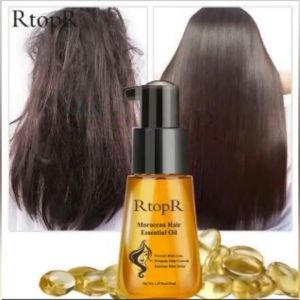 【COD + Local Seller】RtopR Moroccan Prevent Hair Loss Product Hair Growth Essential Oil Easy To Carry Hair Care Nursing 35ml Both male and female can use