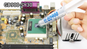 GD900 สารไขมันระบายความร้อน  ปริมาณ 30g ความนำความร้อน 4.8 W/m-K ใช้สำหรับระบายความร้อนของ CPU GPU PS5 เครื่องพิมพ์ (Heat Sink) สารผสมสิลิโคนสำหรับอุปกรณ์ระบายความร้อน SY30