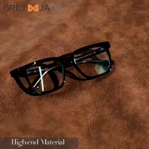 Grey Jack Kacamata Anti Radiasi Blueray Kotak Acetate Bisa Minus Antiradiasi / Blueray / photocromic 8803
