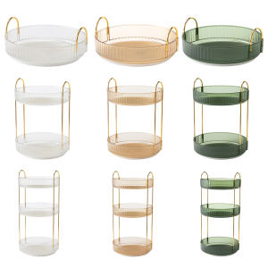 360 Degree Rotating Cosmetic Storage Rack Detachable Makeup Rack Light Luxury Versatile for Dressing Table Washing Table