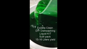 Premium Dishwashing Liquid DIY Kit 15-16 liters yield ExcellaClean