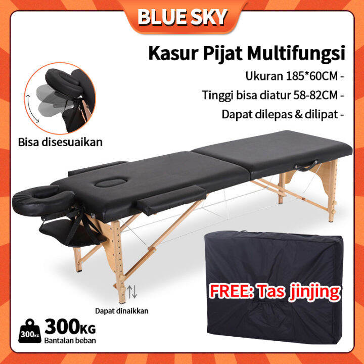 Blue Sky Ranjang Facial Folding Beauty Bed Kasur Spa Therapy Ranjang