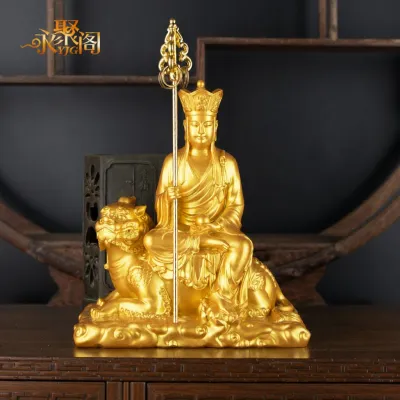 YJG | Tượng Bồ Tát Địa Tạng Ngồi Để Trang Trí Nhà