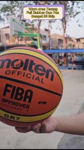 Bola Basket Molten GR7 Bahan Rubber Size 7 Spalding Mikasa NBA Murah atk