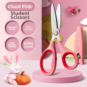 deli | Safe Round Tip Rustproof Non-stick Manual Scissors