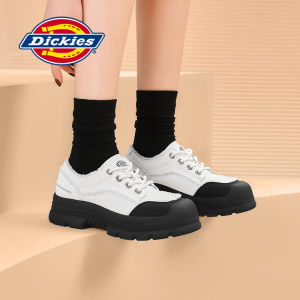 Dickies | Womens Retro Loafers Black Small Leather Shoes Thick Sole