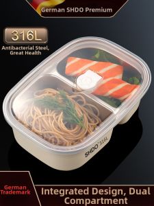SHDO | Portable Stainless Steel 316 Lunch Box Microwave Safe
