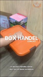 Box Container + Handle - Pegangan / Box Plastik Serbaguna