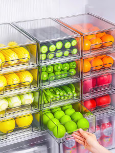 Refrigerator Food Storage Box Food Preservation Pull-out Fruits Container