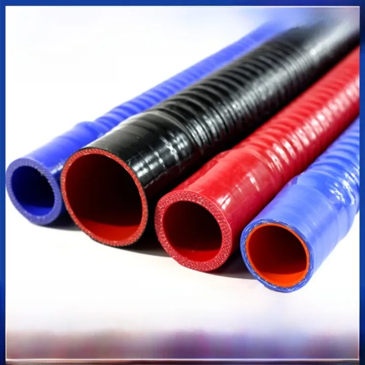 Rubber Wire Inlet High-Temperature Resistant Silicone Rubber Tube with Cloth Clamp Steel ...