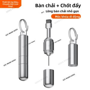Bộ Dụng Cụ Mở Khay SIM Chổi Vệ Sinh Tai Nghe Kim Mở Khóa Bút Vệ Sinh Cho iPhone Và Tai Nghe